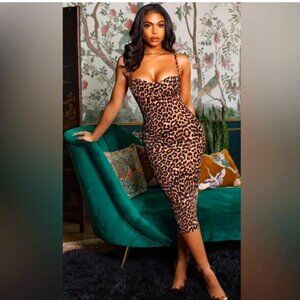 Night Out Leopard Print Dress